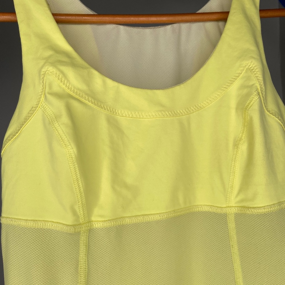 🌵Lululemon Ta Ta Topper Bright Yellow Tank Top - Picture 3 of 9